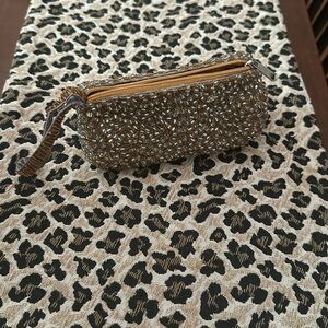 Vintage beaded wristlet